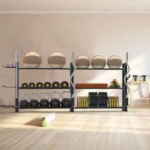 工厂直营健身房置物架瑜伽馆哑铃运动器械收纳架子私教工具储物架