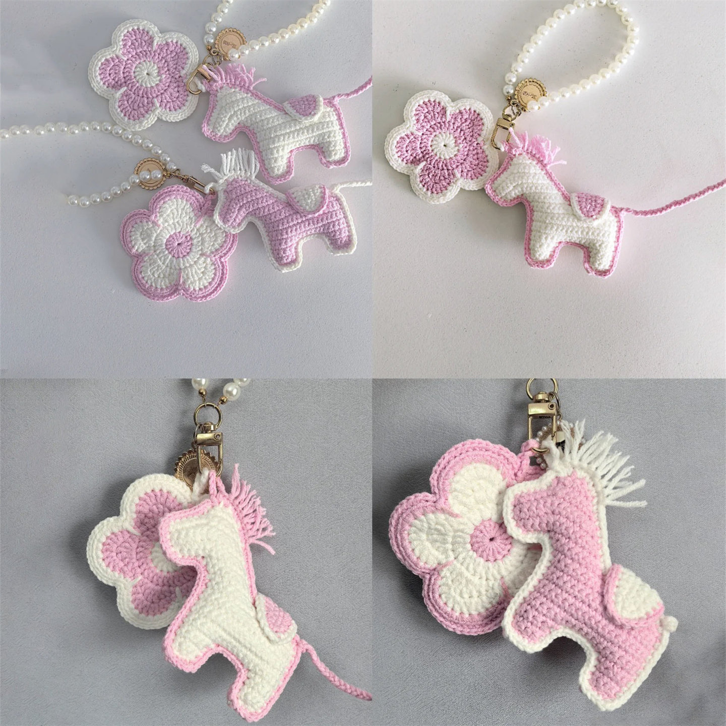 手工马上有钱小马挂件毛线玩偶diy钥匙扣材料编织生肖彩虹礼物马,服饰配件/皮带/帽子/围巾,DIY编织材料包,淘宝优惠券,粉丝福利购,淘宝优惠卷