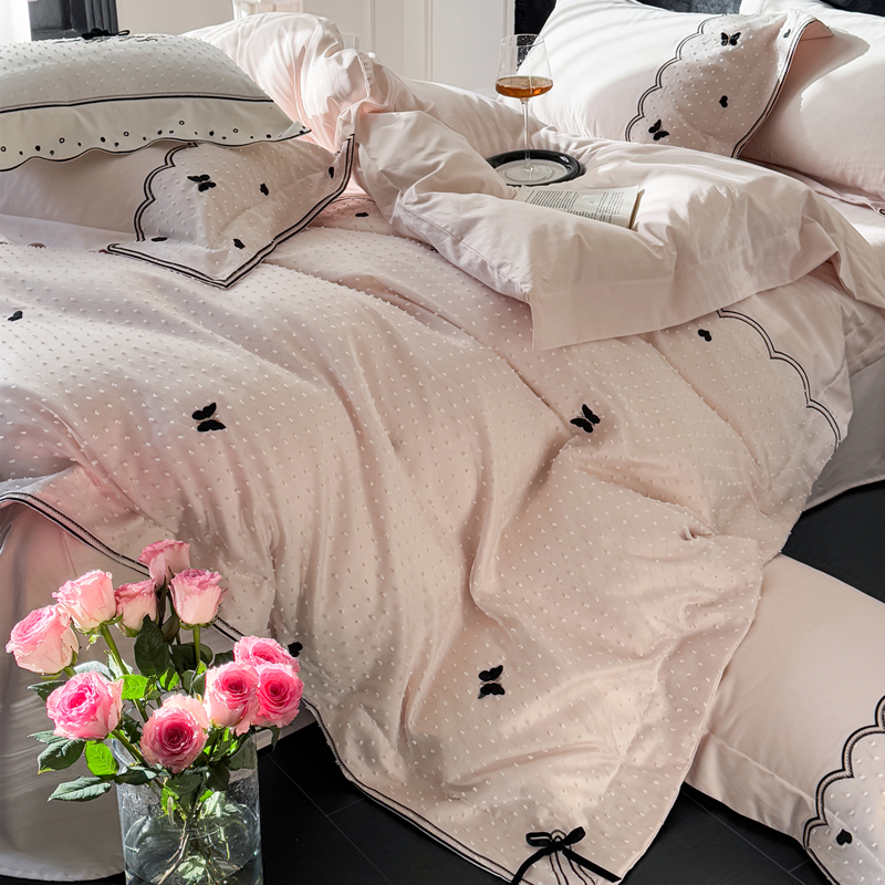 亲肤裸睡健康纯棉长绒棉四件套