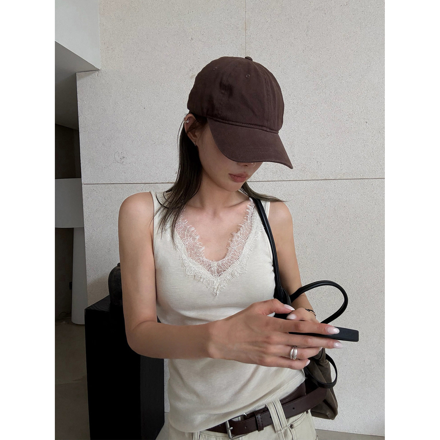 内搭背心叠穿上衣女秋2026新款