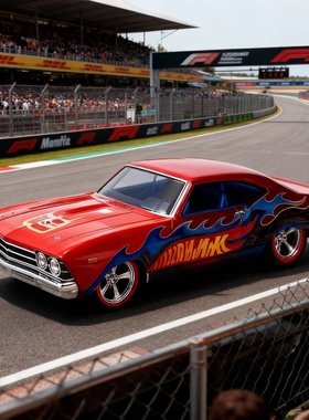 hotwheels风火轮2018RLC珍藏限量雪佛兰69舍韦勒SS惯性合金车身