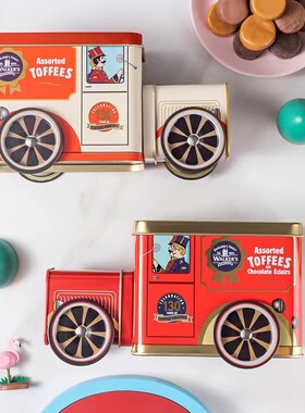 英国进口Walker's沃尔克斯什锦太妃糖130周年纪念版汽车礼盒158g