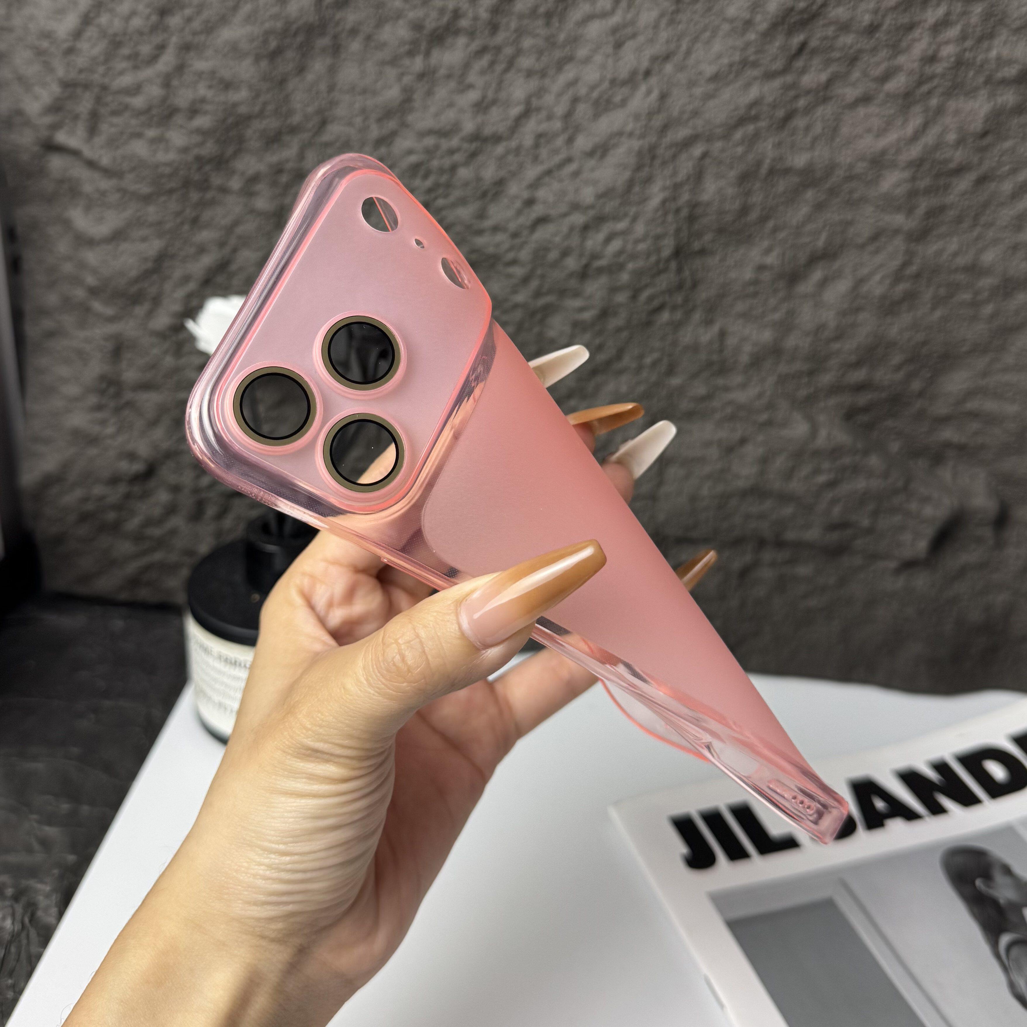 秒变17超薄磨砂软壳适用苹果17promax手机壳新款iphone16plus简约透明15pro自带镜头膜14全包防摔13/12保护套