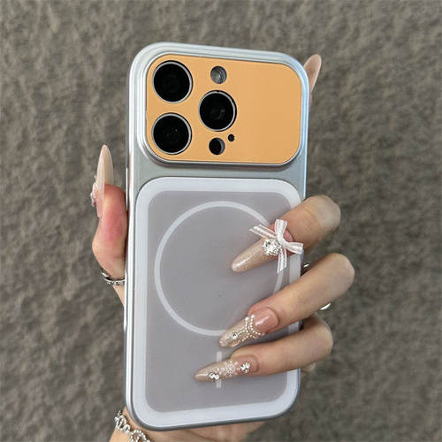 秒变双色大视窗适用iPhone17promax手机壳苹果16新款磁吸15plus全包防摔14多巴胺外壳13超火12高级女款11潮流