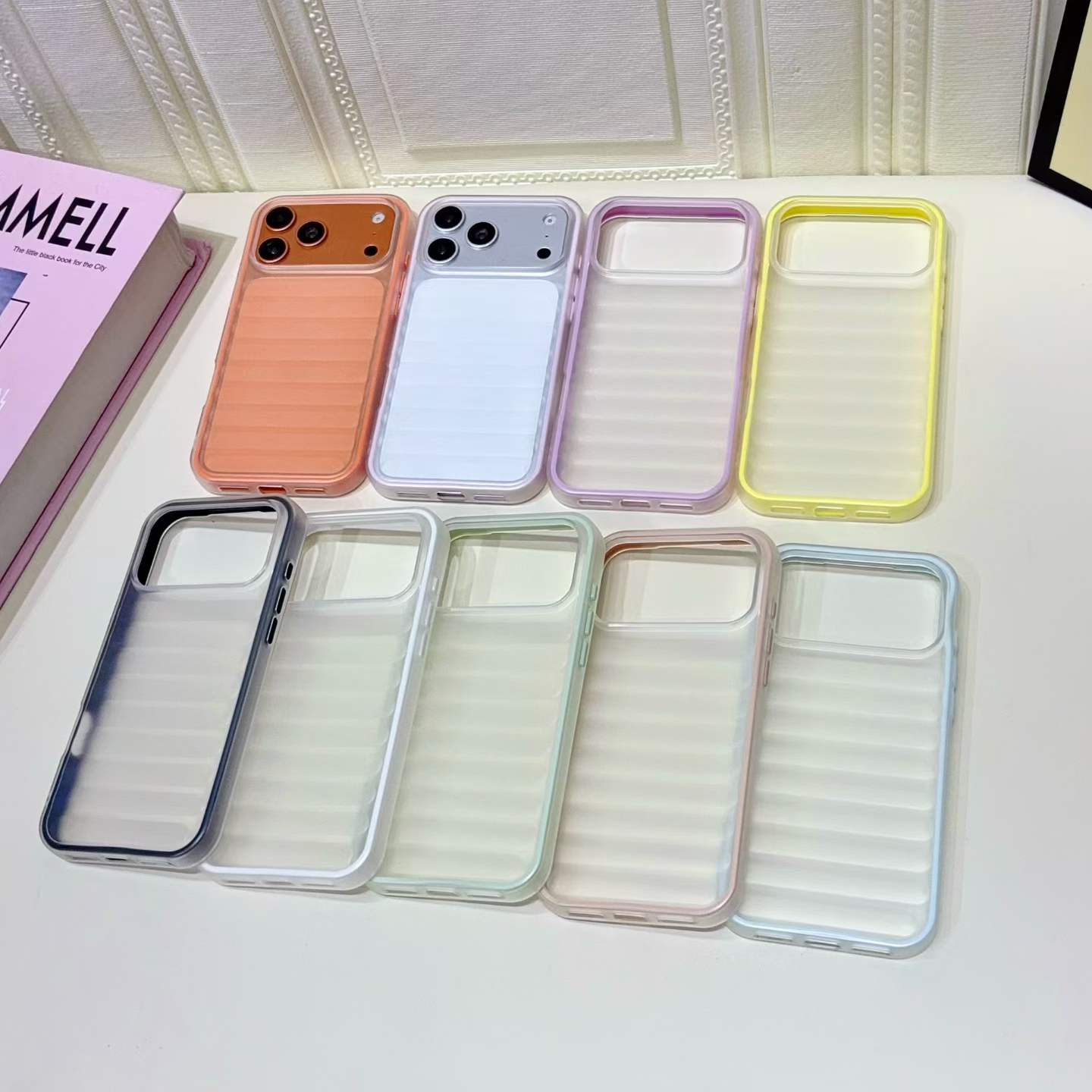ins日韩撞色行李箱适用iPhone17promax手机保护壳新款苹果16pro小清新15多巴胺14高级感13全包防摔12保护套11