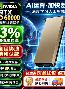 NVIDIA英伟达（NVIDIA）RTX PRO 6000D Blackwell 84G 服务器版本