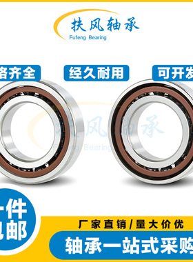 扶风机床主轴配对轴承 7218 7219 7220 7221 7222 7224 AC M W/P5