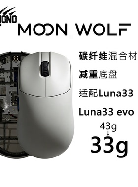 Lunafury TYPE33 轻量化底壳 「月狼」 kemono studio  3D打印