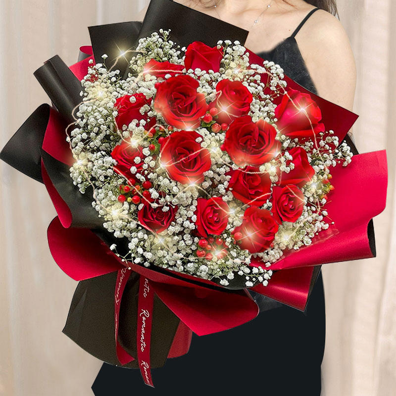 辽宁大连市瓦房店普兰店庄河市鲜花店同城配送七夕情人节玫瑰花束