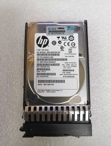 HP硬盘1T7.2K2.5606020-001