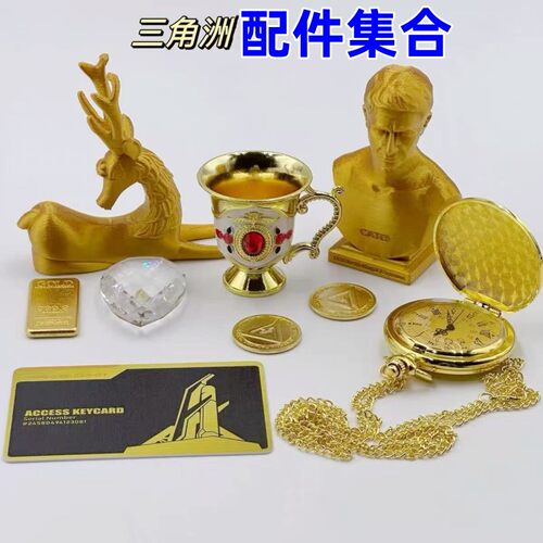 三角洲行动大红模型手办游戏道具模型3D打印周边三角洲桌面摆件