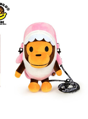 BABY MILO STORE配饰卡通小猴鲨鱼斜挎手机包4289XAP