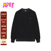 APEE女装 秋冬心型标纯色圆领卫衣F142A5P