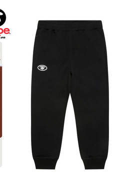 Aape旗舰店男装秋冬猿人刺绣迷彩口袋潮流薄绒束脚裤C644XXP