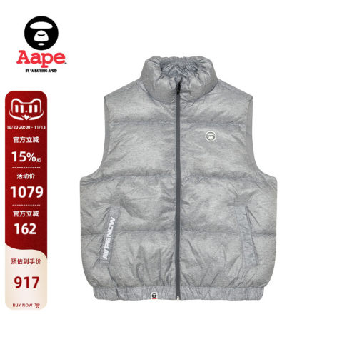 Aape休闲简约羽绒马甲背心外套