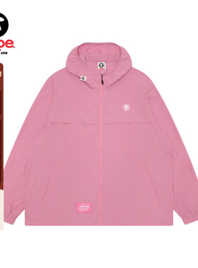 Aape旗舰店男装春夏小标徽章简约休闲宽松夹克外套7716XXO