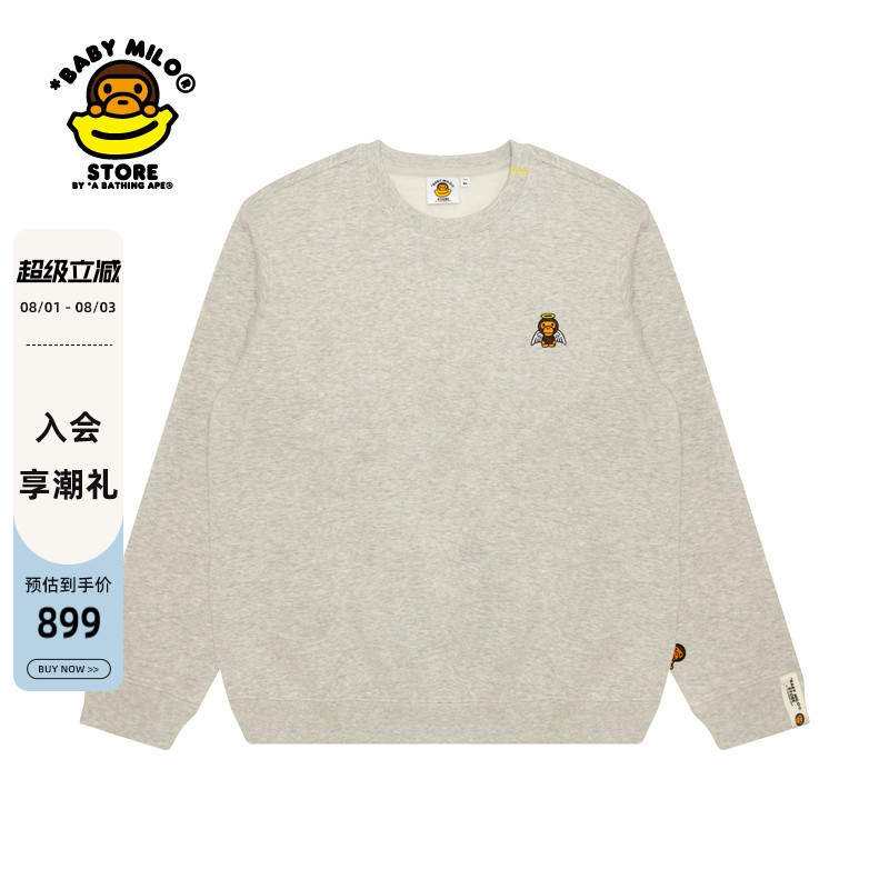 BABYMILOSTORE薄绒圆领卫衣