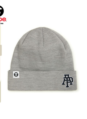 Aape旗舰店配饰字母刺绣休闲潮流针织帽冷帽5232XXN