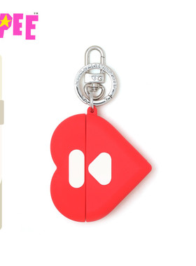 APEE配饰心型造型硅胶AIRPOD耳机壳F310A5P