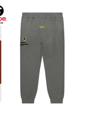 Aape旗舰男装春秋猿人徽章字母刺绣迷彩口袋束脚卫裤B637XAN