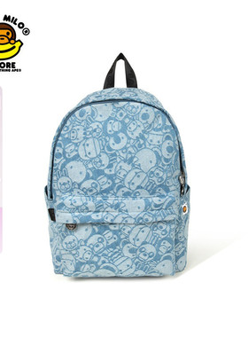 BABY MILO STORE配饰卡通动物图案满印双肩包（中号）4444XXQ