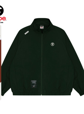 Aape旗舰男装春秋猿人迷彩徽章字母刺绣宽松薄夹克7663XXN