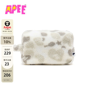 APEE配饰迷彩毛绒迷你手拿小包F293A5P
