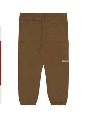 Aape旗舰店男装秋款纯色猿人徽章字母休闲束脚长裤6891XAI