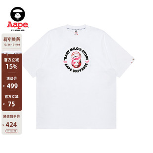 春夏图案印花短袖 STORE男装 T恤9749XXO MILO Aape联名BABY