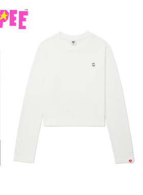 APEE女装秋冬刺绣兔子小标长袖T恤F198A5P