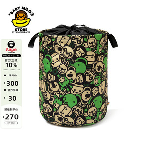 MILO BABY STORE配飾卡通動物圖案折疊收納洗衣籃4148XXK