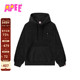 APEE女装 秋冬心型标纯色连帽卫衣F141A5P
