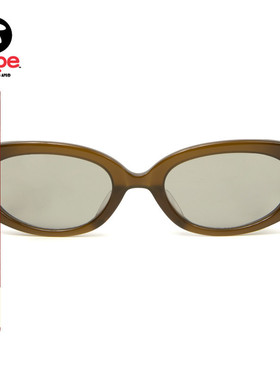 Aape旗舰店配饰猿颜小标个性猫眼粗框潮流墨镜太阳镜5367XXO