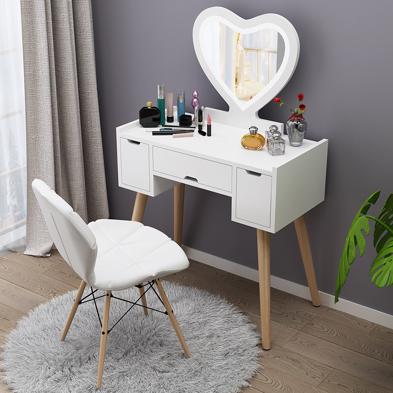 梳妆台卧室北欧ins网红女带灯轻奢化妆柜子小户经济型现代简约桌|msdalam kategori perabot kediaman, of Tables, Dresser/meja - dari Buy2taobao.com untuk memberikan perkhidmatan ejen Taobao profesional membeli