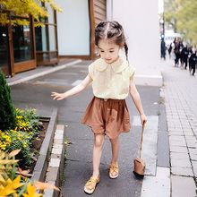 女童洋气套装夏装时髦公主风2025新款儿童夏季宝宝短裤超仙两件套