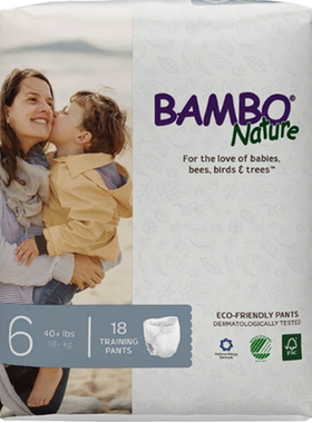 欧洲进口Bambo班博梦想6号拉拉裤