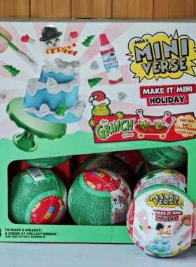 MGA迷你圣诞球miniverse宇宙微缩DIY食玩盲盒玩具手作惊喜礼物