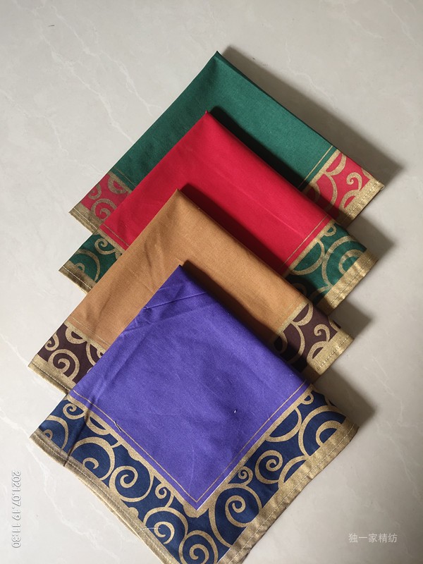 圣诞节暗纹餐巾欧式茶几