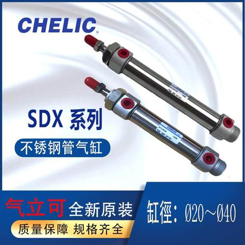 不锈钢管气缸SDX20-75SDX32-150-K-C-SA2附缓冲SDXD