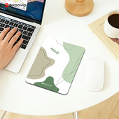 Mini色块鼠标垫女生办公笔记本电脑小号垫布面锁边防滑底出差1147