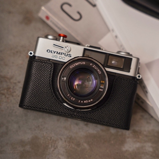 cam-in 奥林巴斯35DC相机皮套35RD半套保护包真皮底座手工相机包