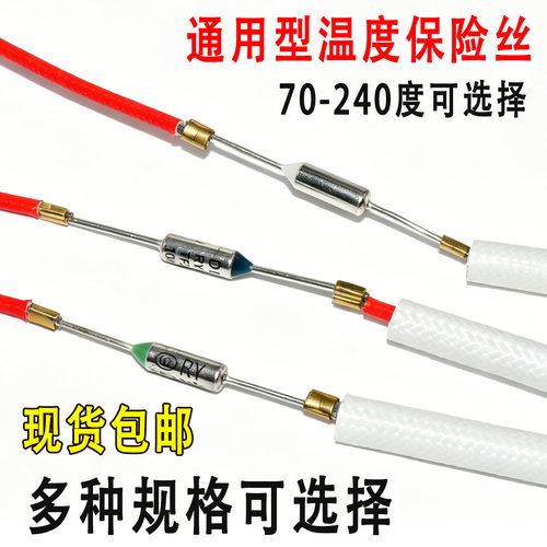 电饭煲压力锅电火锅金属温度保险管丝温度热敏电阻熔断器10A250V