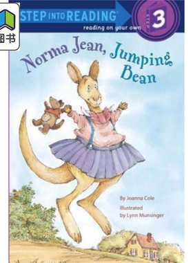 Step into Reading(Step 3)Norma Jean Jumping Bean 兰登阅读进阶3 吉恩和跳豆 英文原版儿童亲子少儿绘本3-6岁