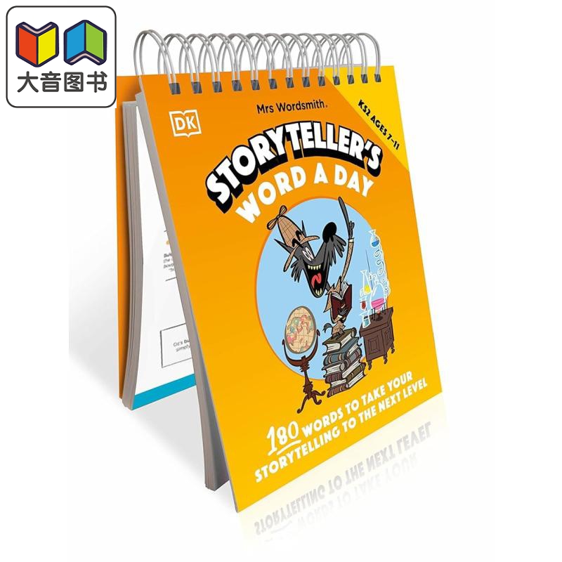 DK沃德史密斯夫人英语拼词卡2阶Mrs Wordsmith Storytellers Word A Day Ages 7-11Key Stage 2 英文原版进口童书 大音