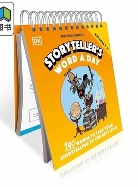 DK沃德史密斯夫人英语拼词卡2阶Mrs Wordsmith Storytellers Word A Day Ages 7-11Key Stage 2 英文原版进口童书 大音