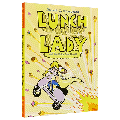 Lunch Lady 5 Bake Sale 食堂阿姨5  图画图像小说 桥梁漫画故事书 小初文学 英文原版进口 Jarrett J Krosoczka 大音