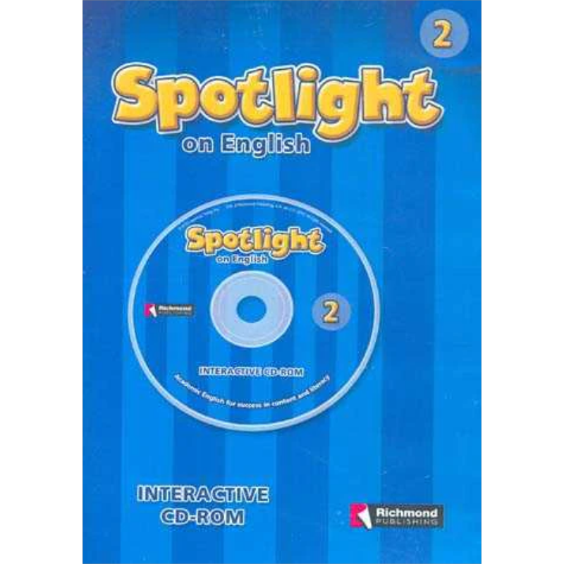 SPOTLIGHT ON ENGLISH 2 INTERACTIVE CD-ROM 美国小学英语二年级教学互动光盘 大音