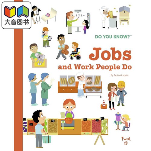 Do You Know Jobs and Work People Do 你知道吗 人们做的工作 英文原版进口图书 儿童绘本 知识科普图画书 大音