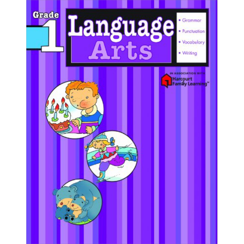 FLASHKIDS 语言艺术 1年级 Language Arts Grade 1 小学教辅教材工具书 语言技巧学习 英文学习 7-12岁 英文原版