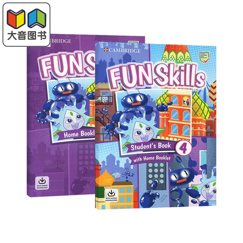 Cambridge Fun Skills Students Pack with Home Skills Booklet Level 4 自学套装 英文原版 剑桥英语